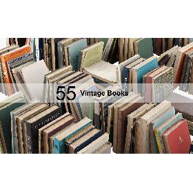 3D Vintage Books model